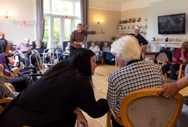 mature trees in the garden