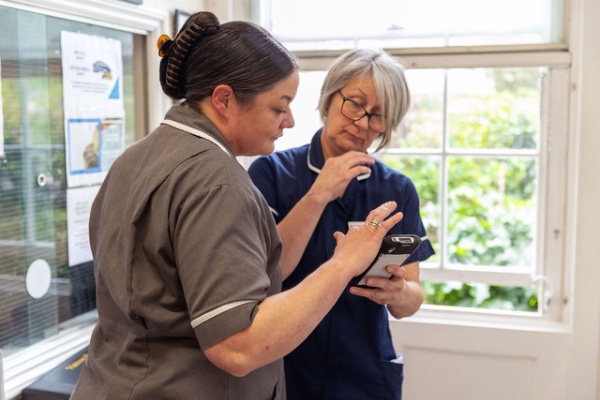 the nurse team in action